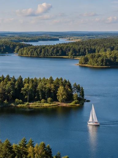 Illustrative Masurian Lakes